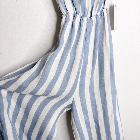 Winston White Blue & White Striped Jumpsuit Size XS NWT - Picture 4 of 11